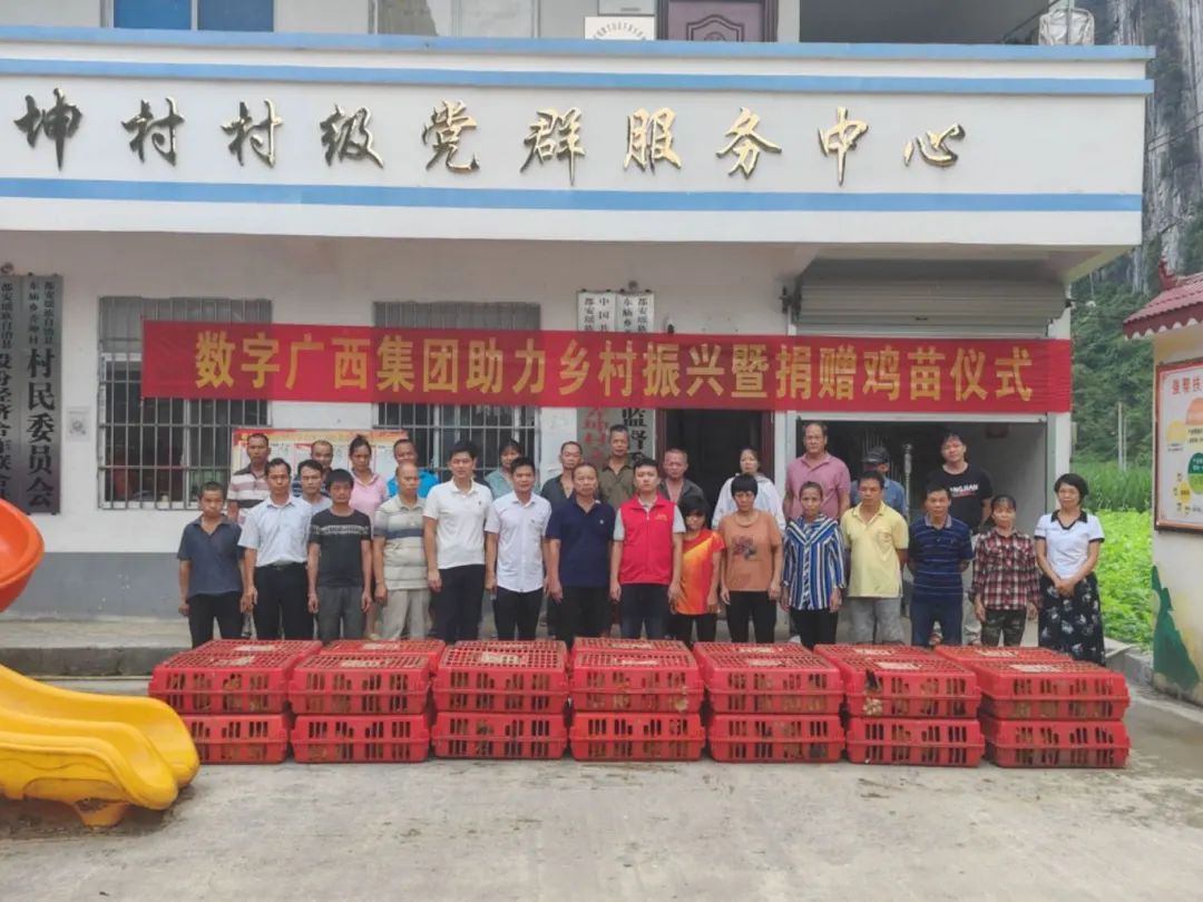 乘“数”而上，星火闪亮②|问鼎娱乐广西集团助力铺就弄坤村乡村振兴路