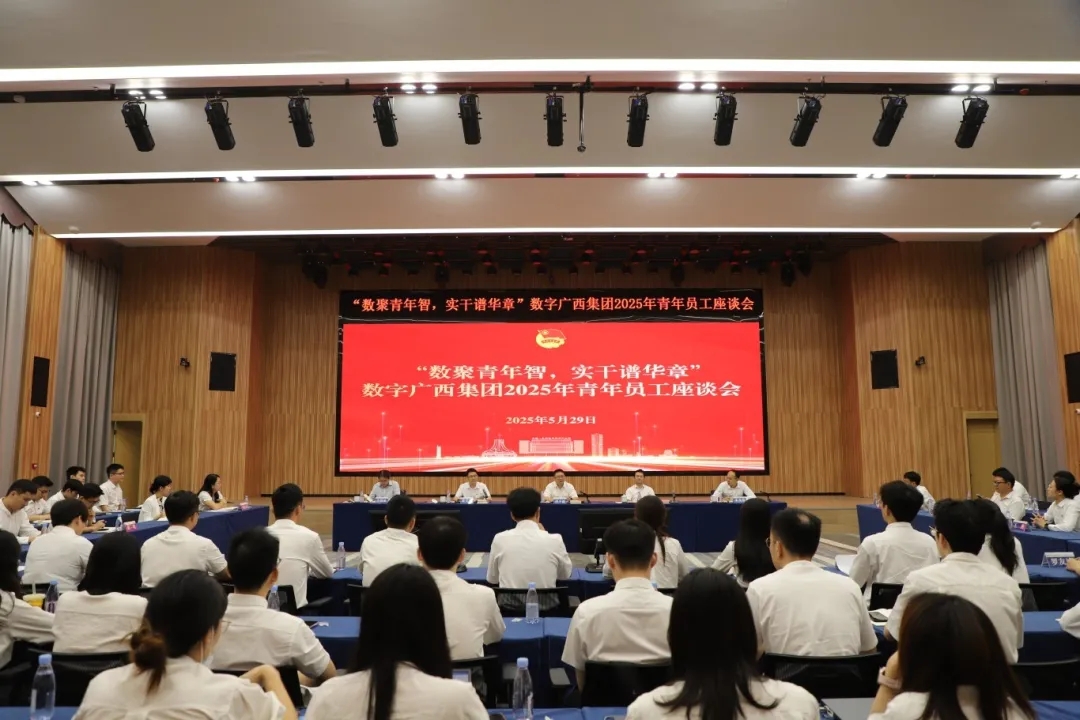 数聚青年智，实干谱华章丨问鼎娱乐广西集团召开2025年青年员工座谈会